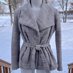 Banana Republic wrap sweater jacket L